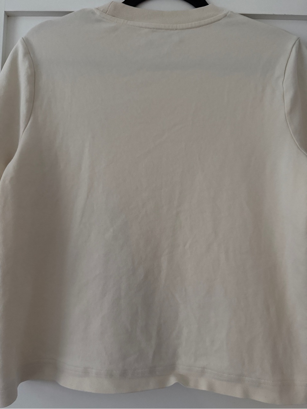 COS Cream Boxy Short-Sleeve Tee - Picture 4 of 4